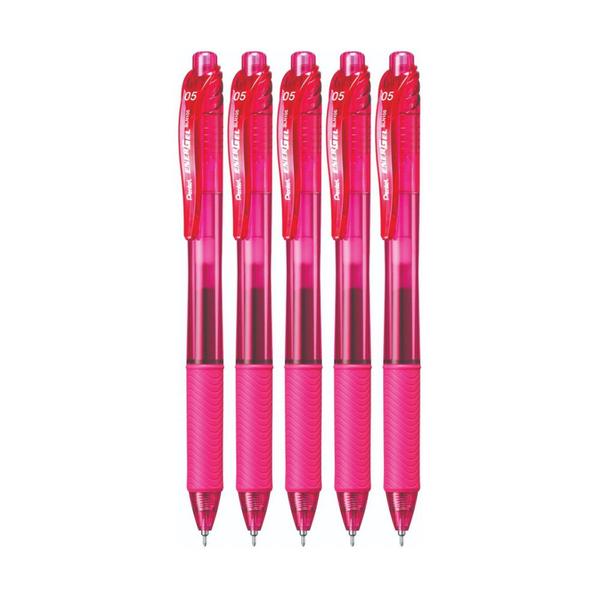 Imagem de Caneta Gel PENTEL Energel Retrátil 0.5mm KIT 5 Unidades - Escolha a Cor