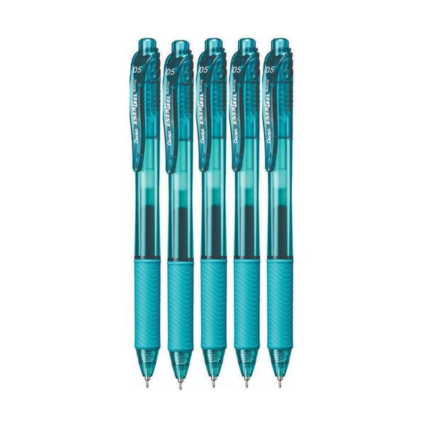 Imagem de Caneta Gel PENTEL Energel Retrátil 0.5mm KIT 5 Unidades - Escolha a Cor