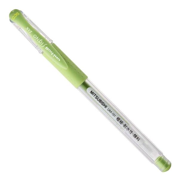 Imagem de Caneta Gel Signo DX Uni-Ball Maçã Verde 0.38 mm UM-151