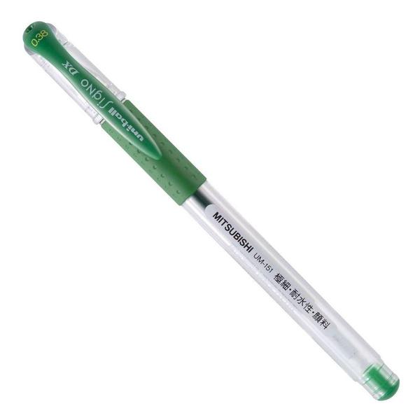 Imagem de Caneta Gel Uni-ball Signo Dx Verde 0.38 Mm Um-151 76.2700 1 ed