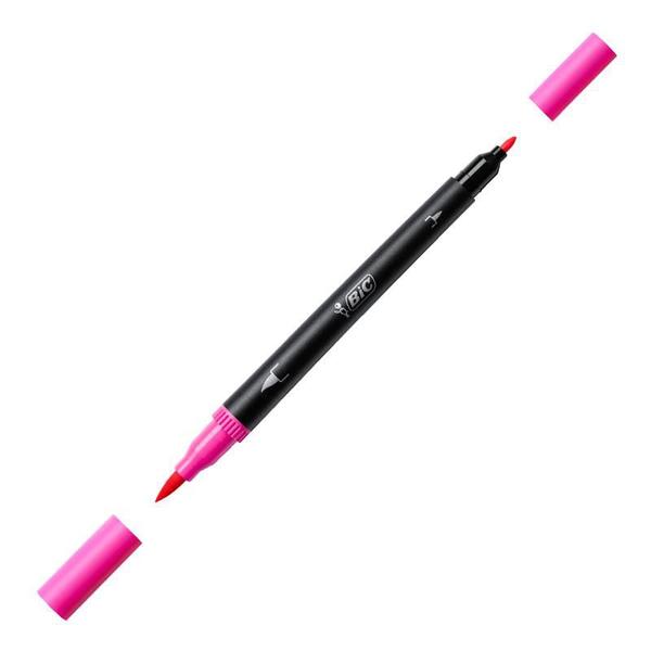 Imagem de Caneta hidrográfica Dual Tip Intensity - Rosa - Bic