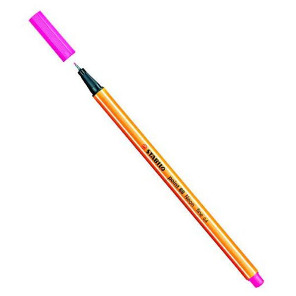 Caneta Hidrográfica Point 88/056 0.4mm Rosa Neon- Stabilo Imagem de Caneta Hidrográfica Point 88/056 0.4mm Rosa Neon- Stabilo