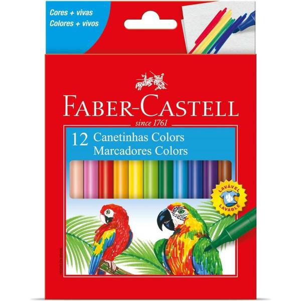 Imagem de Caneta Hidrográfica Prestocolor Regular 12Cor Faber-Castell