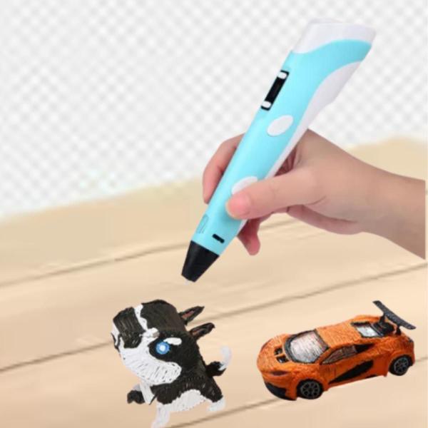 Imagem de Caneta Impressora 3D Pen Para Kids Com Filamentos