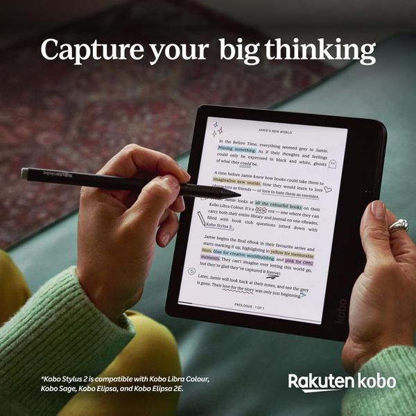 Imagem de Caneta Kobo Stylus 2 Mark Up, Write Notes Recarregável USB-C