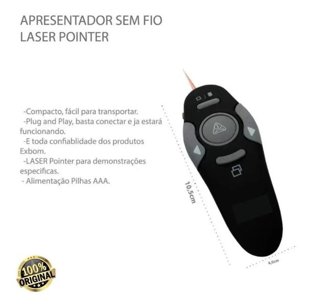 Imagem de Caneta Laser Power Point Controle Sem Fio Apresentador Slide