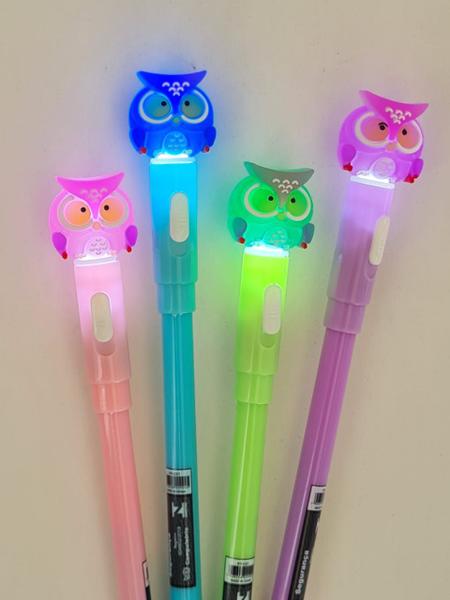 Imagem de Caneta Led Gel Personagens Fofo - Papelaria Criativa