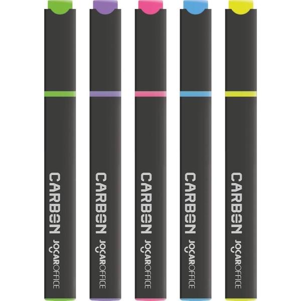 Imagem de Caneta Marca Texto Carbon Line 5CORES Neon