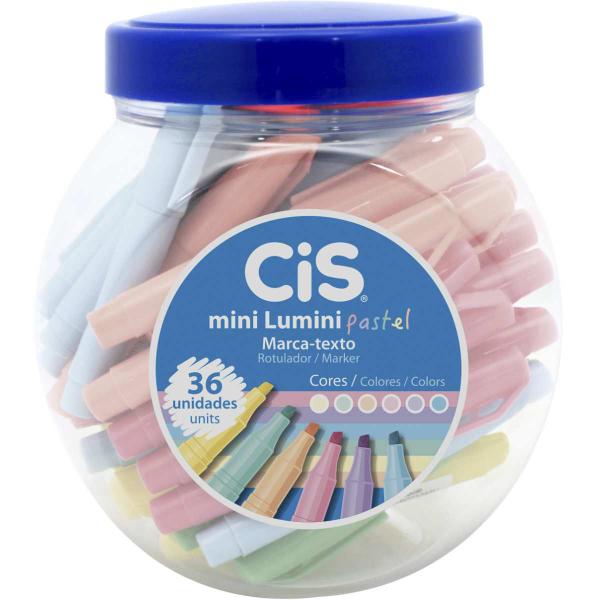 Imagem de Caneta Marca Texto CIS Lumini Mini Pastel Cores