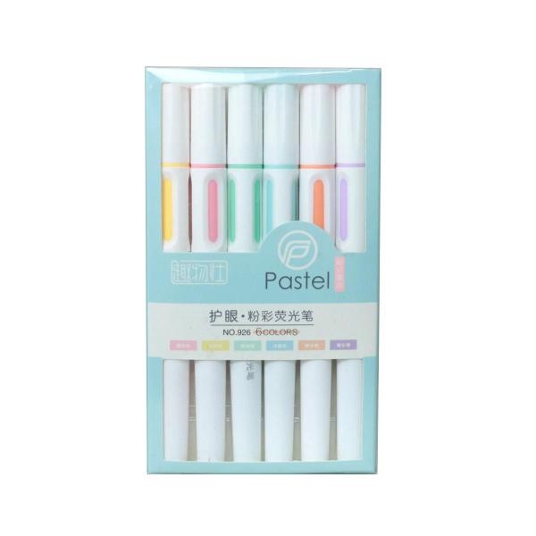 Imagem de Caneta marca texto com 6 cores pastel