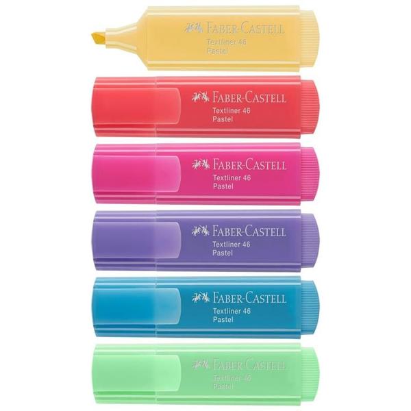 Caneta marca texto highlighter 46 laranja pastel faber-castell Imagem de Caneta marca texto highlighter 46 laranja pastel faber-castell