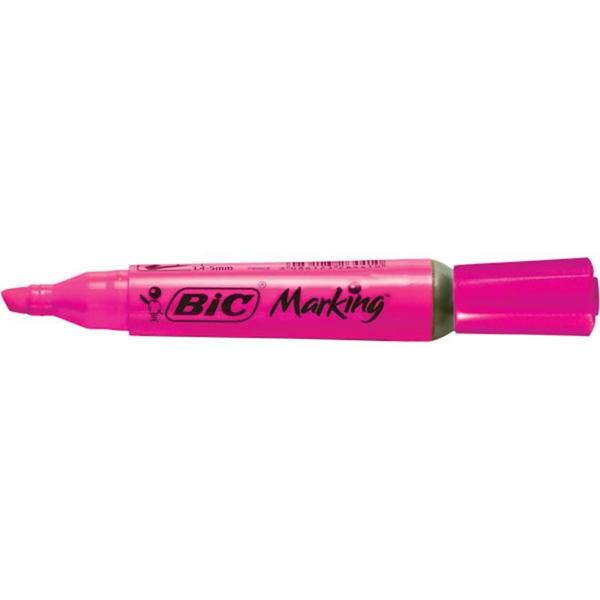 Imagem de Caneta marca texto marking fluorescente rosa bic