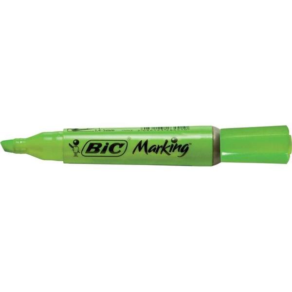 Imagem de Caneta marca texto marking fluorescente verde bic