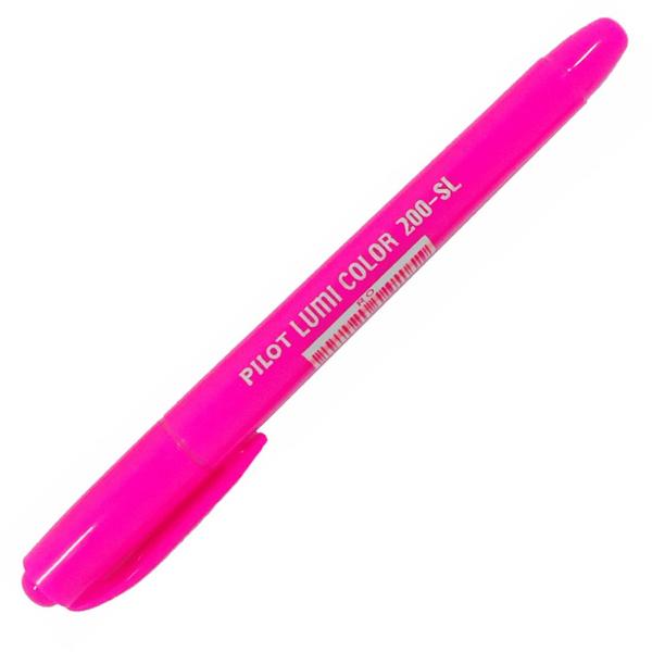 Imagem de Caneta Marca Texto Pilot Lumi 200-SL Rosa - 12 Unidades