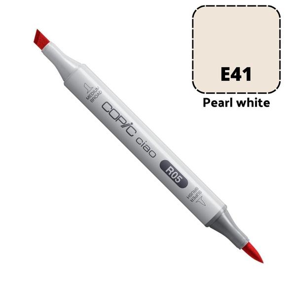 Imagem de Caneta Marcador Copic Ciao Ponta Dupla Cor Pearl White