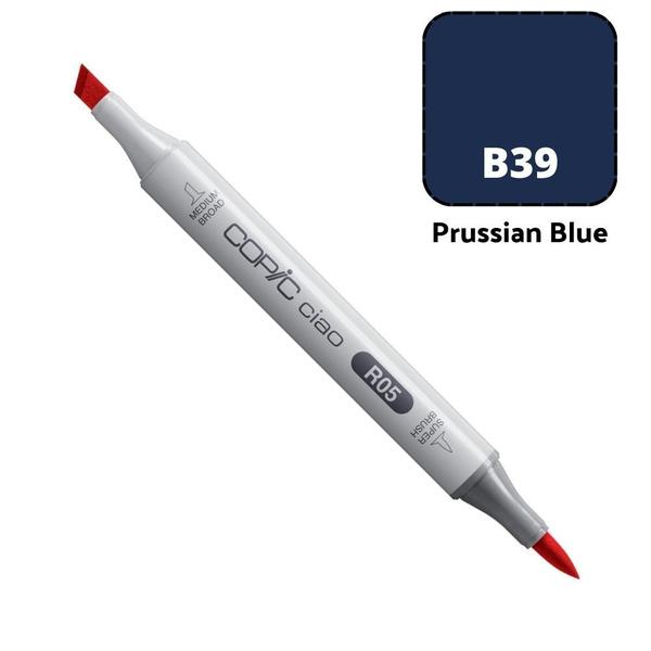 Imagem de Caneta Marcador Copic Ciao Ponta Dupla Cor Prussian Blue