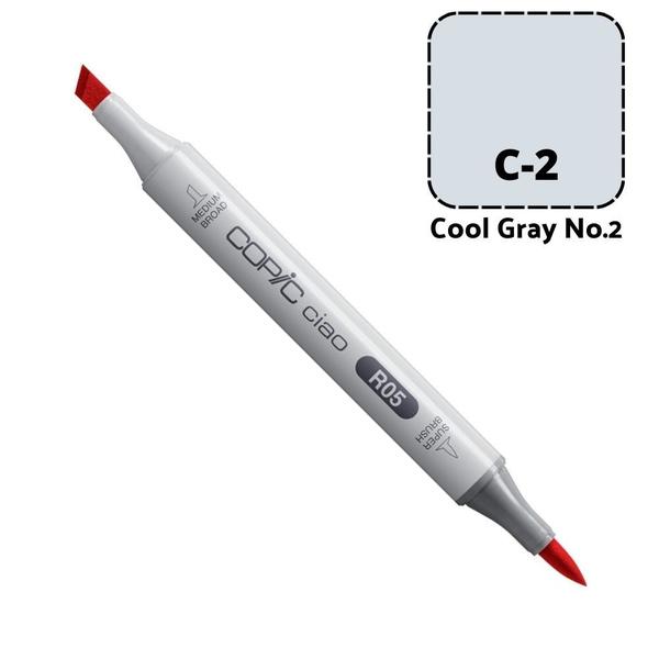 Imagem de Caneta Marcador Copic Ciao Ponta Dupla Variações Cool Gray