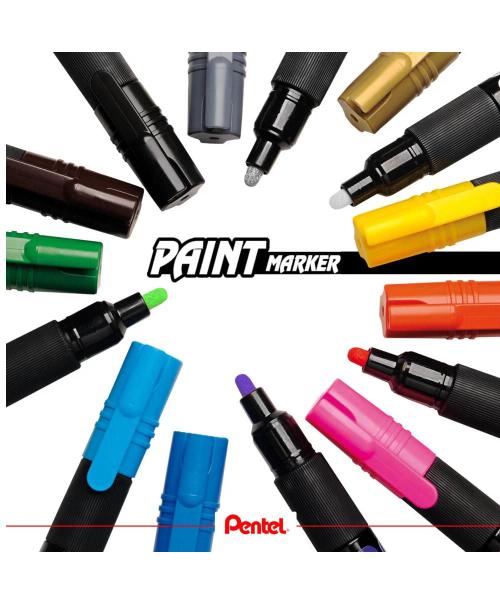 Imagem de Caneta Marcador PAINT MARKER MMP20 PENTEL Arte Artesanato Grafite