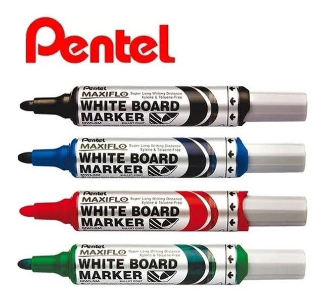 Imagem de Caneta Marcador Para Quadro Branco Maxiflo Pentel - Azul