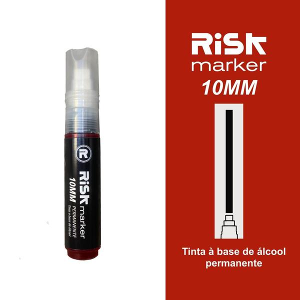 Imagem de Caneta marcador permanente artístico ponta 10MM Risk marker