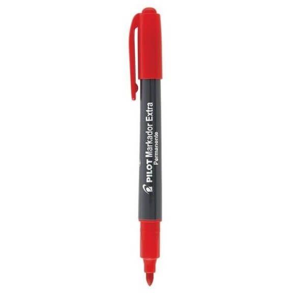 Imagem de Caneta Marcador Permanente Markador Extra Redonda 4.0 Vermelho - Pilot