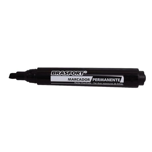 Caneta Marcador Permanente Ponta Grossa Chanfrada Seca Rapido Brasfort Imagem de Caneta Marcador Permanente Ponta Grossa Chanfrada Seca Rapido Brasfort