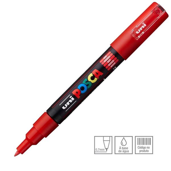 Imagem de Caneta Marcador Posca Uni-Ball PC-1M 0.7mm