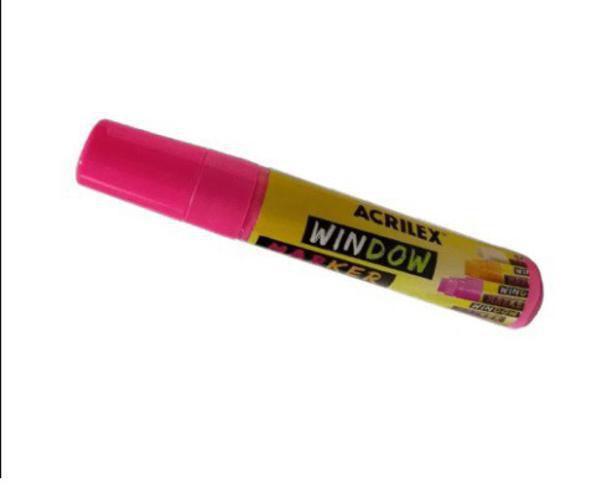 Imagem de Caneta Marcador Window Marker Rosa Acrilex