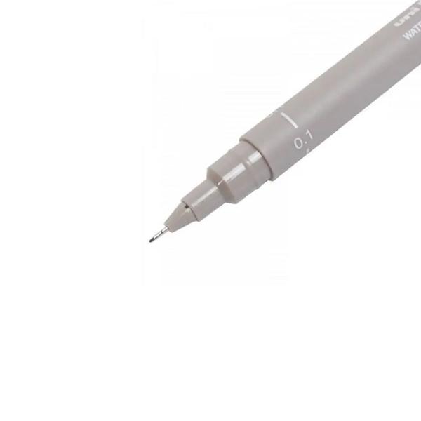 Imagem de Caneta Nanquim Uni Pin Uniball 0.1mm Light Grey