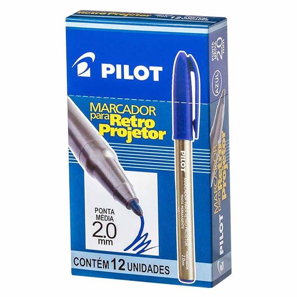 Imagem de Caneta Permanente Para Cd/dvd 2.0 mm Azul 1430 Pilot - 12un