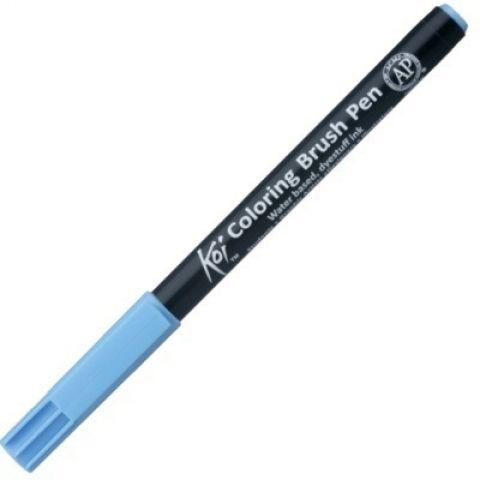 Imagem de Caneta pincel art koi coloring brush 137 aqua blue