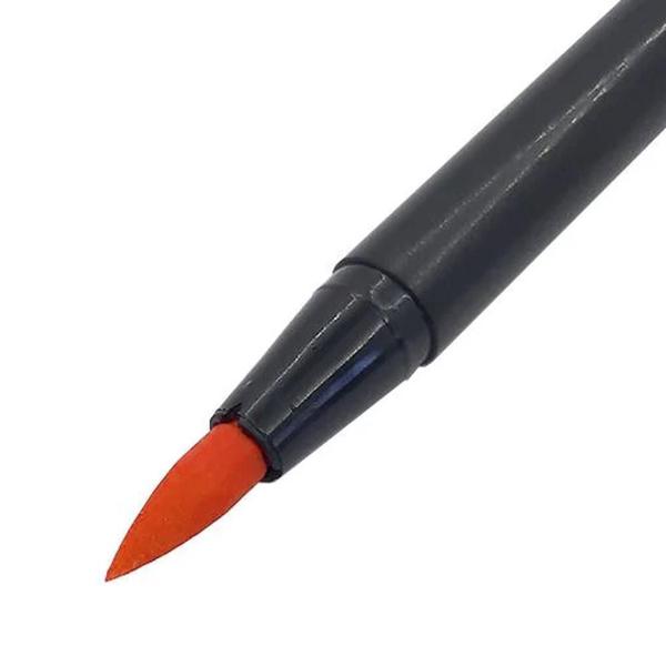 Imagem de Caneta Pincel Brush Pen Laranja Abobora Newpen