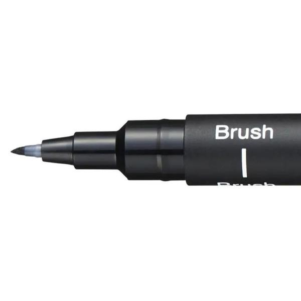 Imagem de Caneta Pincel Brush Preta Uni Pin Fina