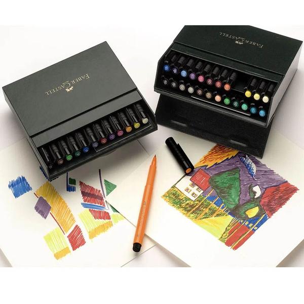 Imagem de Caneta Pitt Artist Faber Castell Gift Box Brush 24 Cores