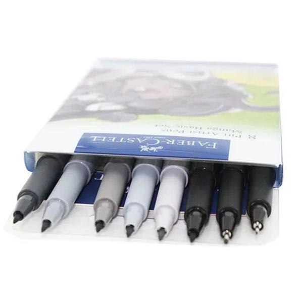 Imagem de Caneta Pitt Artist Faber Castell Manga Basic 8 Canetas