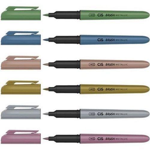 Imagem de Caneta Ponta Pincel Brush Pen CIS Brush Metallic - Unidade