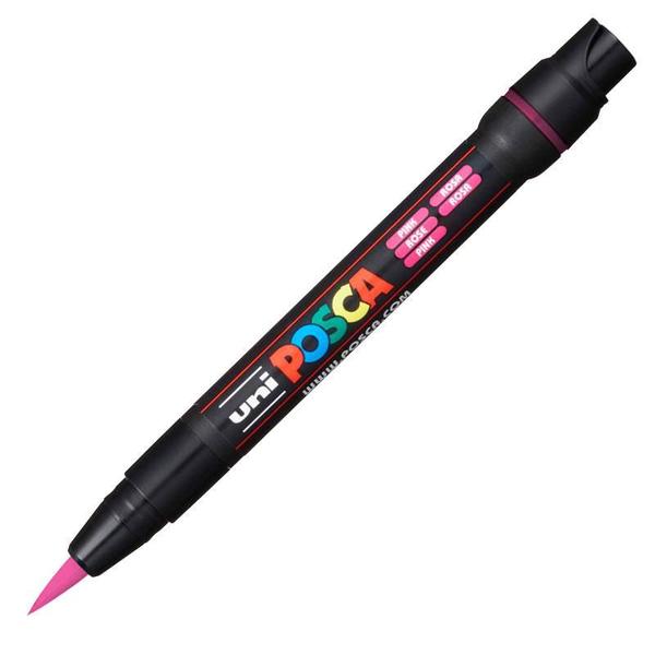 Imagem de Caneta Posca Brush PCF 350 rosa Uni Ball