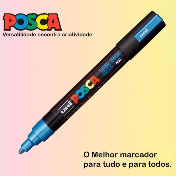 Imagem de Caneta Posca Marcador PC-5M Explosão Criatividade Selecione