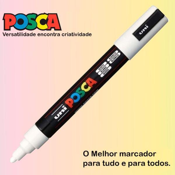 Imagem de Caneta Posca Marcador PC-5M Explosão Criatividade Selecione