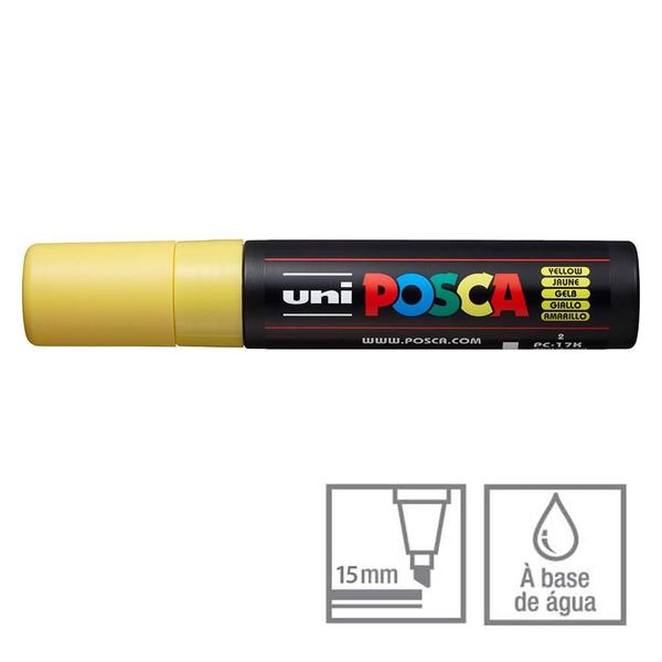 Imagem de Caneta Posca Marcador Uni-Ball PC-17K Amarela 2 