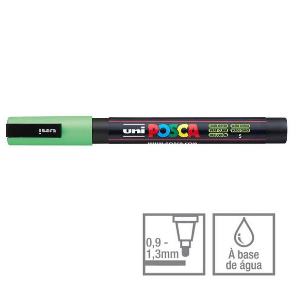 Imagem de Caneta Posca Marcador Uni-Ball PC-3M Verde Claro 5