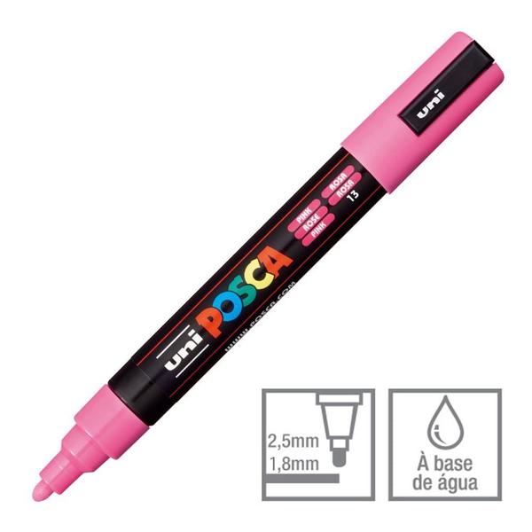 Imagem de Caneta Posca Marcador Uni-Ball PC-5M Rosa 13