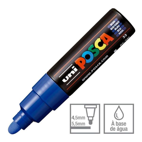 Imagem de Caneta Posca Marcador Uni-Ball PC-7M Azul 33