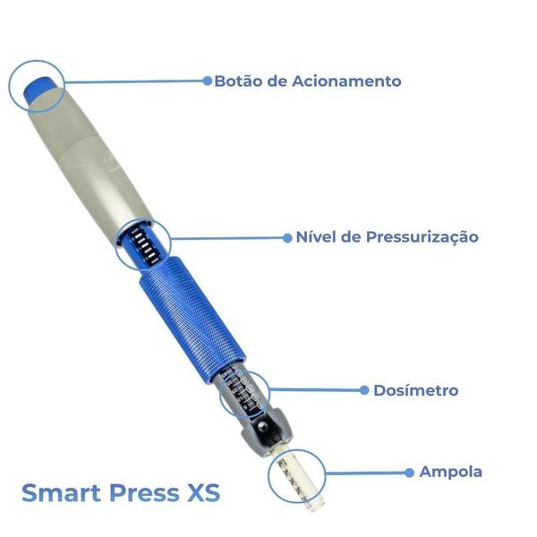 Imagem de Caneta Pressurização Smart Press XS + Adaptador + Ampola - Smart GR