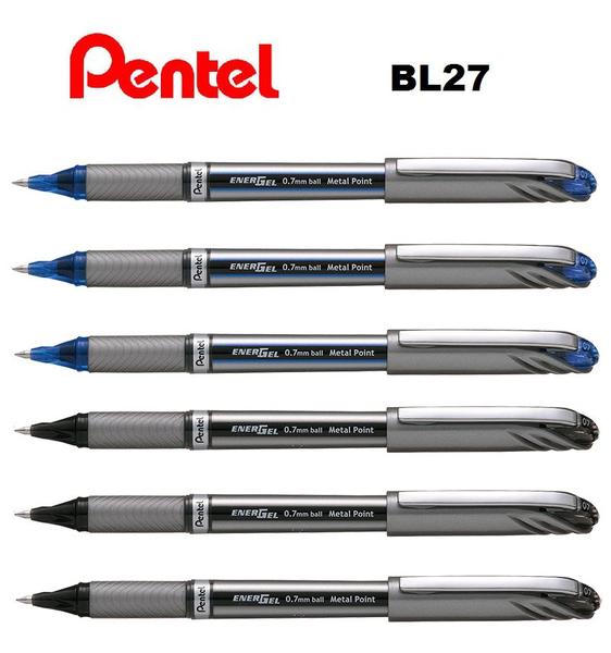 Imagem de Caneta Rollerball Pentel Energel 0,7mm BL27 - AZ E PT c/6