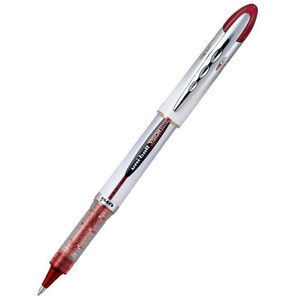 Imagem de Caneta Rollerball Vision Elite Fine Vermelha 0.8mm Uni-Ball UB-200