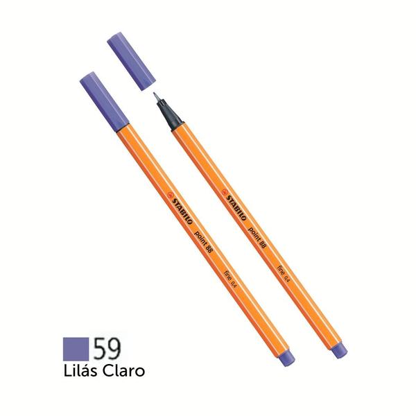 Imagem de Caneta Stabilo Fine Pen Point 88 Tons de Rosa e Roxo