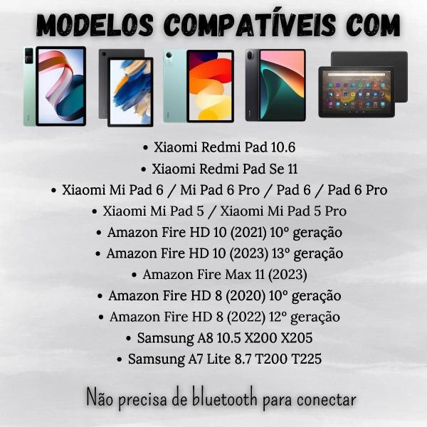 Imagem de Caneta Stylus Alta Precisão Tablet Fire HD10 2023 Preto