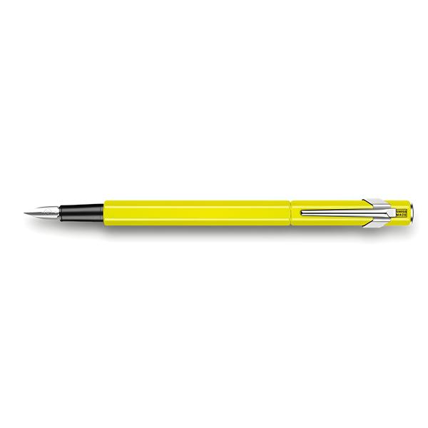 Imagem de Caneta-tinteiro Caran D'ache Fountain Pen 849 Metal Yellow Fluo