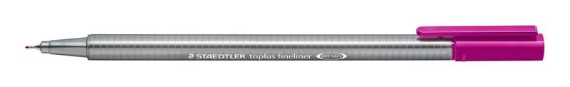 Imagem de Caneta Triplus Fineliner Staedtler Red Violeta Extra Fina